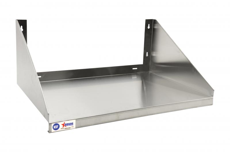 20� x 30� Stainless Steel Microwave Shelf